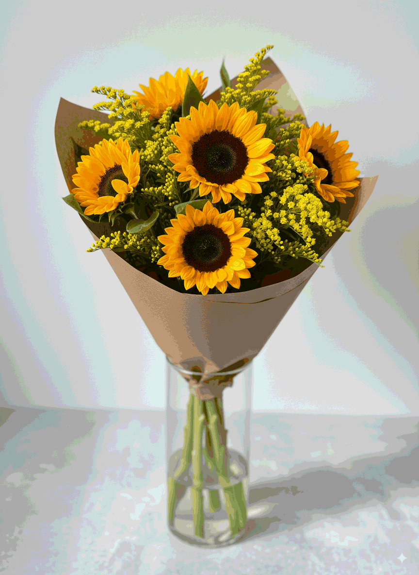 Ramo girasoles