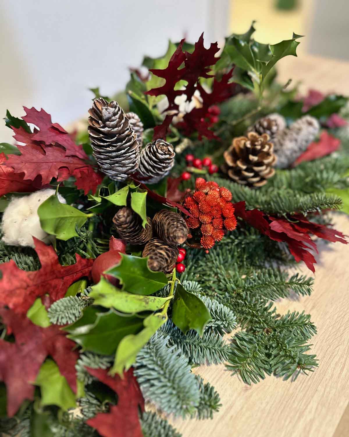 Centro navideño - Esencia invernal